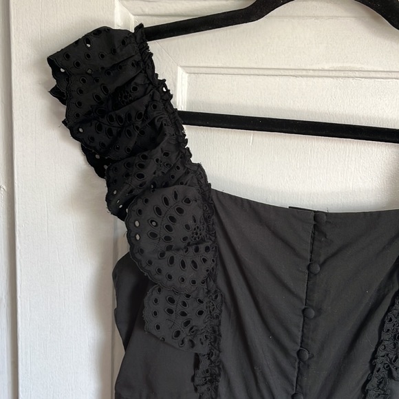 Madewell Eyelet Frilled-Strap Jumpsuit - Picture 6 of 11
